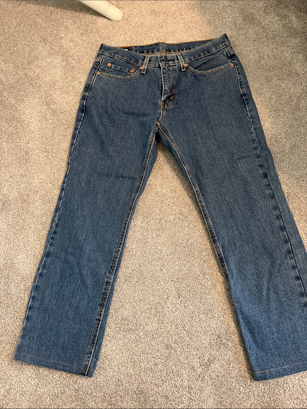 Levi's Men's Dark Blue Straight Jeans